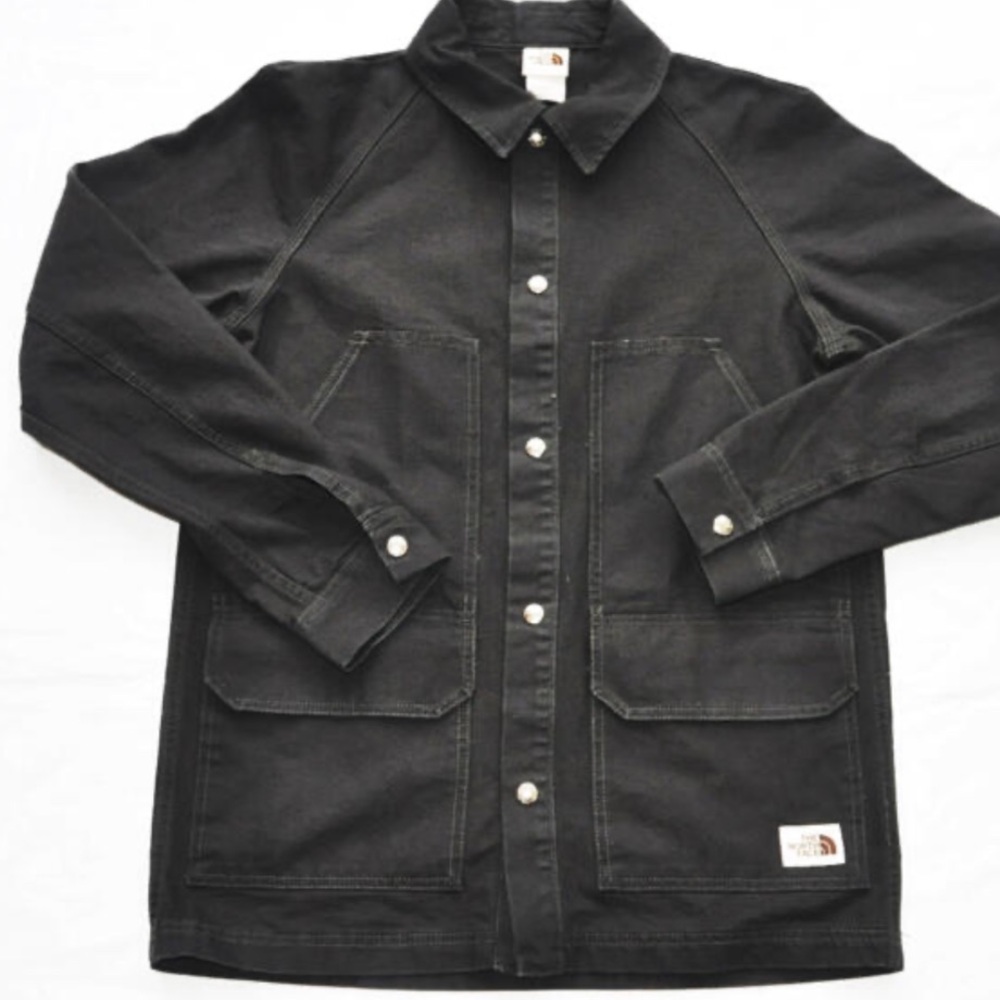 NWT The North Face berk utility canvas Cotten Jacket in asphalt grey - Picture 7 of 12